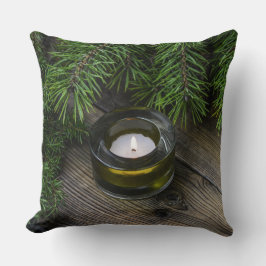 クリスマスツリー&キャンドル装飾用クッション クッション