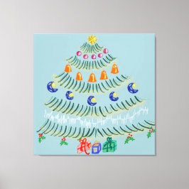 クリスマスツリー キャンバスプリント