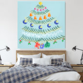 クリスマスツリー キャンバスプリント (インサイチュ (寝室))