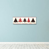 クリスマスツリー キャンバスプリント (インサイチュ (ウッドフロア))