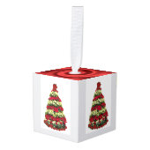 クリスマスツリー キューブオーナメント (正面アングル)