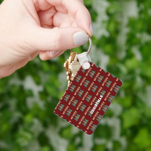 クリスマスツリー キーホルダー (手)