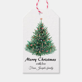 クリスマスツリー ギフトタグ