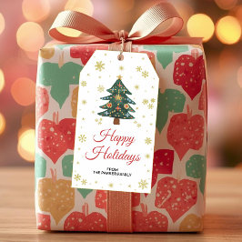 クリスマスツリー ギフトタグ | ホリデーパーティーのおもてなし