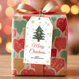 クリスマスツリー ギフトタグ | ホリデーパーティーのおもてなし