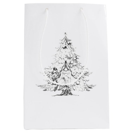 クリスマスツリー ギフトバッグ スタイル デザイン (正面)