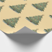クリスマスツリー ギフト包装紙 ラッピングペーパー (角)
