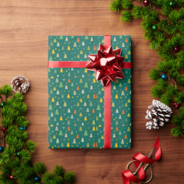 クリスマスツリー ギフト包装紙 ラッピングペーパー