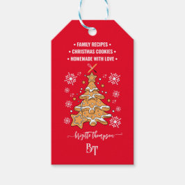 クリスマスツリー クッキー スノーフレーク プロモーション QR コード ギフトタグ