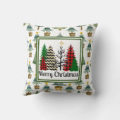クリスマスツリー クッション (裏面)