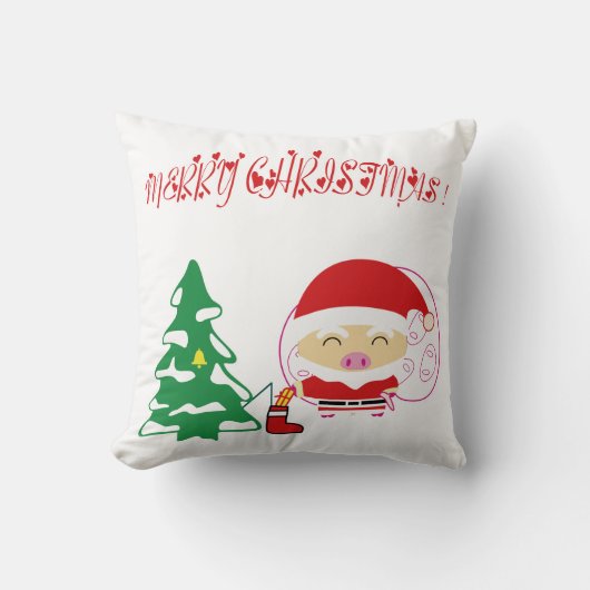 クリスマスツリー クッション (正面)
