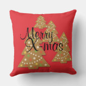 クリスマスツリー クッション (裏面)