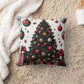 クリスマスツリー クッション (ブランケット)
