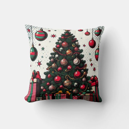 クリスマスツリー クッション (正面)