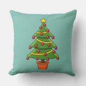 クリスマスツリー クッション (正面)