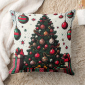クリスマスツリー クッション (ブランケット)