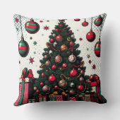 クリスマスツリー クッション (裏面)