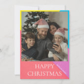 クリスマスツリー | クリスマスホリデー フォトカード 招待状 (正面)