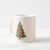 クリスマスツリー, クリスマス, シンプル コーヒーマグカップ (正面左)