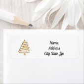 クリスマスツリー*クリスマス*住所 シール (インサイチュ)