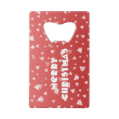 クリスマスツリー クレジットカード栓抜き (裏面)