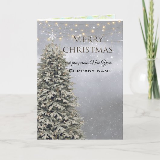 クリスマスツリー  コンパニ ホリデーカード (正面)