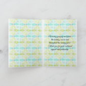 クリスマスツリー  コンパニ ホリデーカード (内部)