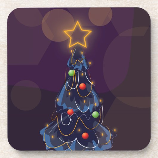 クリスマスツリー コースター (正面)