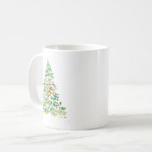 クリスマスツリー コーヒーマグカップ (正面左)