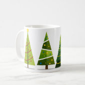クリスマスツリー コーヒーマグカップ (正面左)