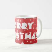 クリスマスツリー コーヒーマグカップ (正面右)