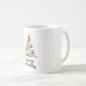 クリスマスツリー コーヒーマグカップ (正面右)