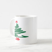 クリスマスツリー コーヒーマグカップ (正面左)