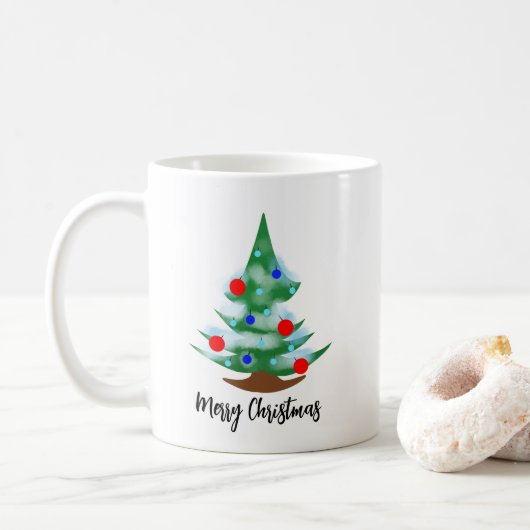クリスマスツリー コーヒーマグカップ (ドーナツ)