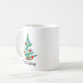 クリスマスツリー コーヒーマグカップ (正面左)