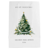 クリスマスツリー コーポレート ミディアムペーパーバッグ (裏面)