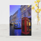 クリスマスツリー, サウスモルトンストリート, ロンドン カード (黄色い花)