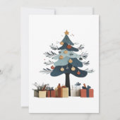 クリスマスツリー サンキューカード (裏面)