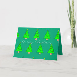 クリスマスツリー サンキューカード