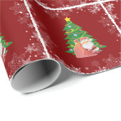 クリスマスツリー |サンタ |カスタマイズ可能 ラッピングペーパー (ロールコーナー)