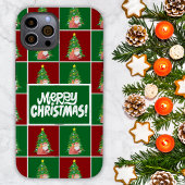 クリスマスツリー | サンタ | カスタマイズ可能 iPhoneケース