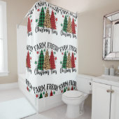 クリスマスツリー シャワーカーテン (インサイチュ)