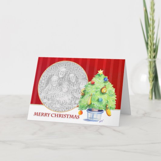 クリスマスツリー シーズンカード (正面)