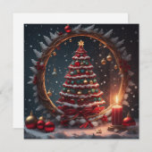 クリスマスツリー シーズンカード (正面/裏面)