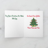 クリスマスツリー シーズンカード (内部)