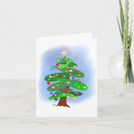 クリスマスツリー シーズンカード (正面)