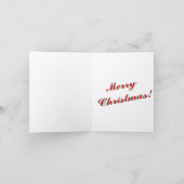 クリスマスツリー シーズンカード (内部)