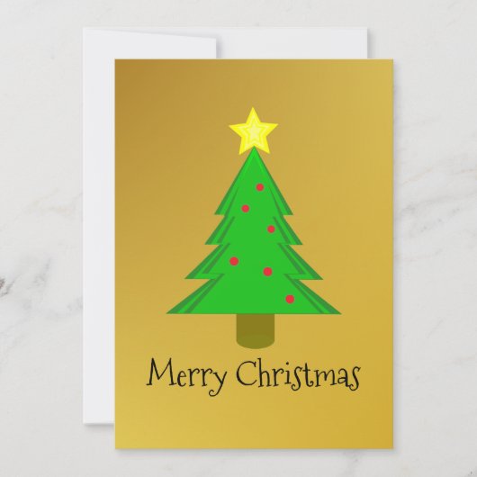 クリスマスツリー シーズンカード (正面)