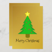 クリスマスツリー シーズンカード (正面/裏面)