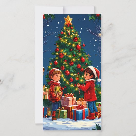 クリスマスツリー シーズンカード (正面)